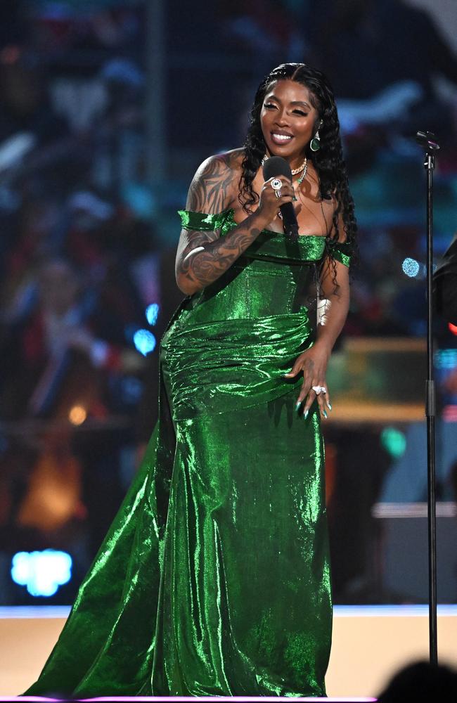 Tiwa Savage performs on stage during the Coronation Concert. Picture: Getty Images