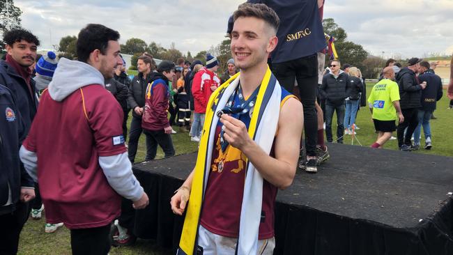 Grand final medal winner James Hewson. Picture: Ben Higgins