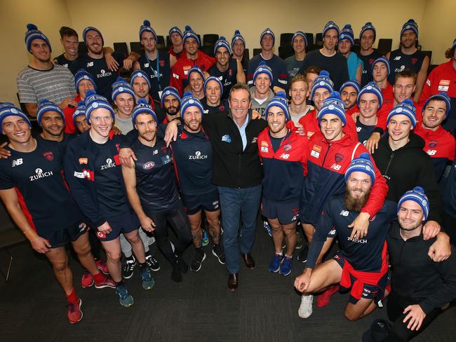 Former coach Neale Daniher returned to Melbourne this week. Picture: Michael Klein