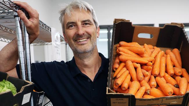 Former Collingwood and Sydney Swans footballer Andrew Schauble has taken up the fight to feed struggling Geelong residents as CEO of the Geelong Food Relief Centre. Picture: Alan Barber