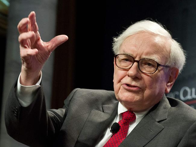 Billionaire Warren Buffett will retire from leading his Berkshire Hathaway business group by the end of the year. Picture: AFP