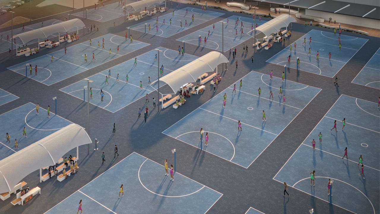 The SA Netball Centre at Mile End will feature 26 upgraded outdoor courts.