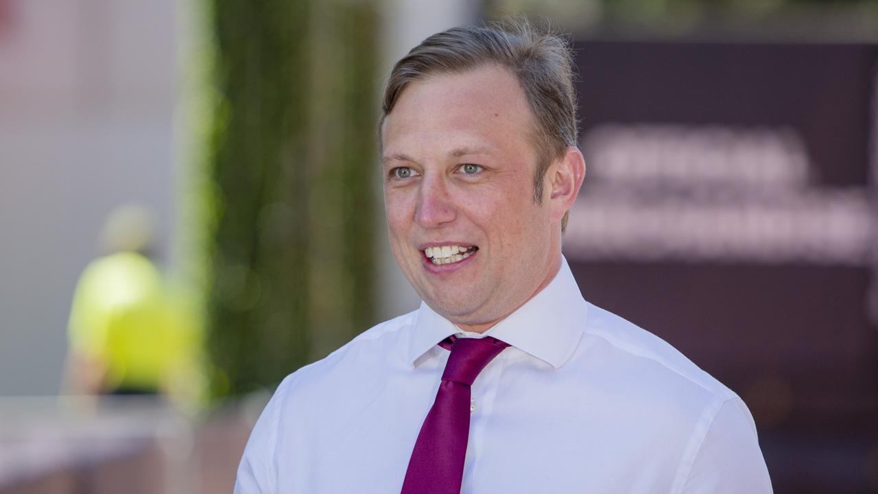 Queensland's Deputy Premier and Minister for State Development, Infrastructure, Local Government and Planning, Steven Miles, talking to the media at a COVID19 press conference at Suncorp Stadium on Friday 24 September 2021. Picture: Jerad Williams