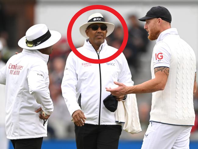 England fans were fuming after a brazen decision by umpire Joel Wilson. Pictures: Getty