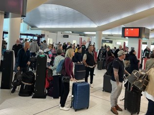 Mass cancellations and flight delays have seen travellers at one Australian airport waiting for hours. Picture: Supplied