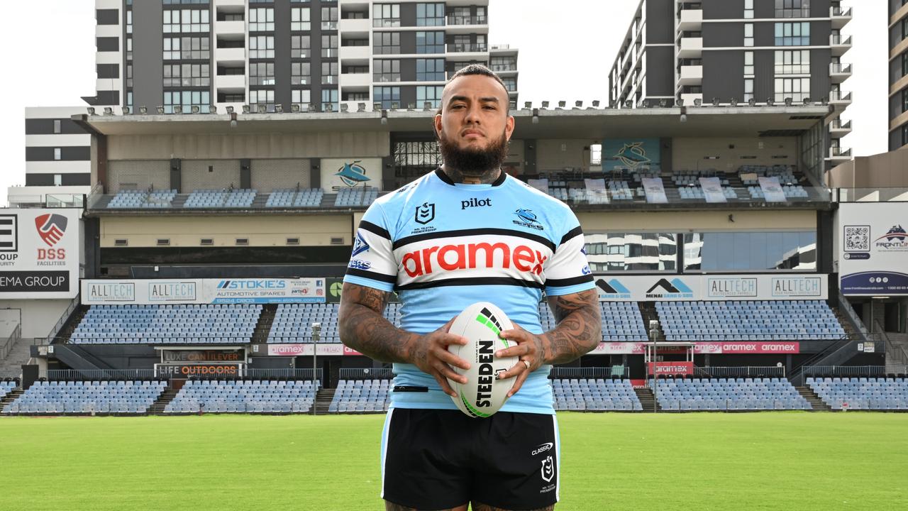 Addin Fonua-Blake will make his Sharks debut as Cronulla go all out in their final game before they head off to Vegas. Picture: Supplied