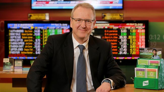 Pleased to have concluded the case: Tabcorp CEO David Attenborough. Pic: Stuart McEvoy