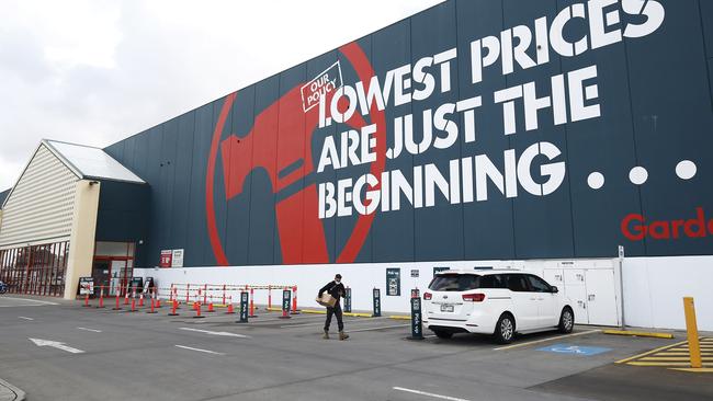 Workers at Bunnings, Kmart, Target and Officeworks are ineligible for JobKepper because of the national structure of parent company Wesfarmers. Picture: Getty Images