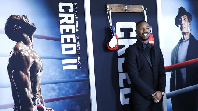 Actor Michael B. Jordan at the<i> Creed II</i> New York premiere. (John Lamparski/Getty Images)