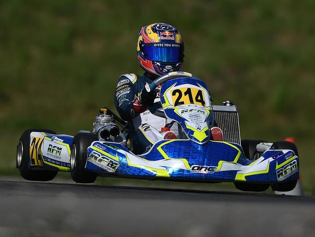 Jack has immersed himself in the world of go-kart racing and chasing his Formula 1 dream.