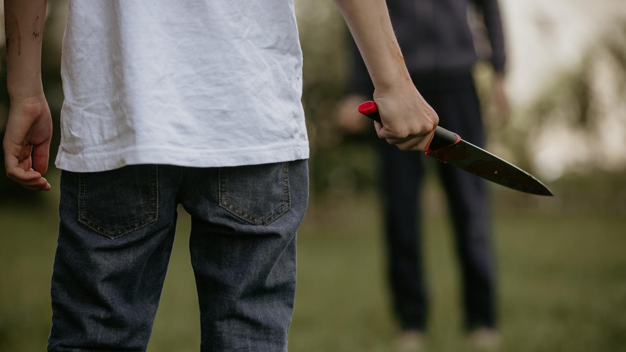 A teen has claimed self defence after a stabbing attack.