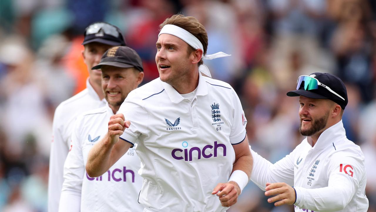 Stuart Broad of England. Photo by Ryan Pierse/Getty Images