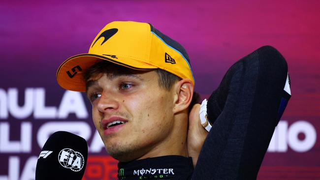 Lando Norris opens up on McLaren’s team orders. (Photo by Clive Rose/Getty Images)