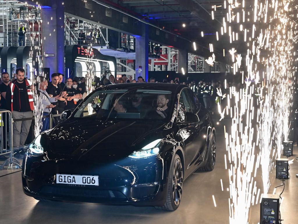 EVs still make up only around two per cent of Australia’s new car market. Picture: Patrick Pleul / AFP