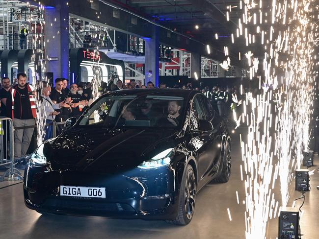 EVs still make up only around two per cent of Australia’s new car market. Picture: Patrick Pleul / AFP