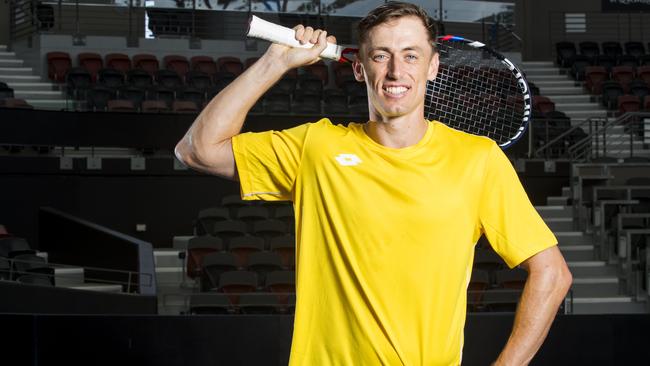 John Millman will face Peter Polansky at the Brisbane International. Picture: Lachie Millard