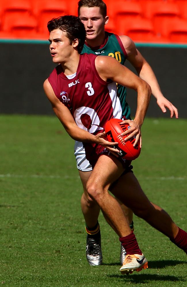 It’s unlikely a club would use a No.1 pick to bid for academy players such as Jack Bowes. Picture: David Clark