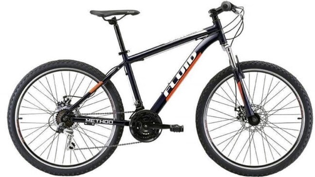 An advertising image of the mountain bike stolen from a bike shed on Queen St at Southport on Tuesday.