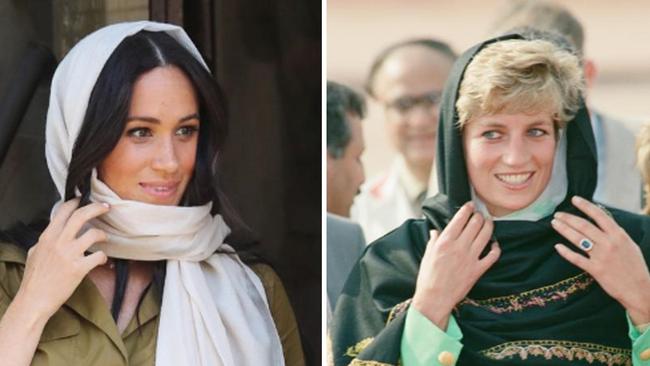 Are we seeing history repeat in the treatment of Meghan and Diana? Pictures: Matrix/Kent Gavin/Mirrorpix/Getty