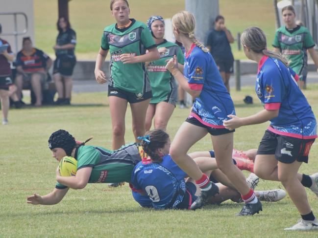 Faces of the CQ Capras under-17 and under-19 girls open trials at St Brendan's College, Yeppoon, on November 16, 2024.
