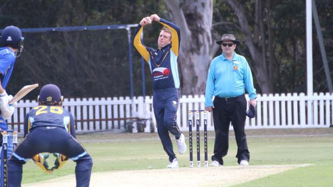 Second grade premier cricket action between Valleys and Sandgate-Redcliffe. September 17, 2023.