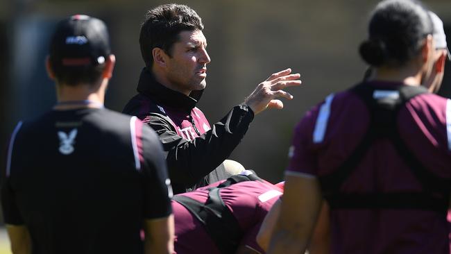 Manly Sea Eagles coach Trent Barrett is enduring a tough season.