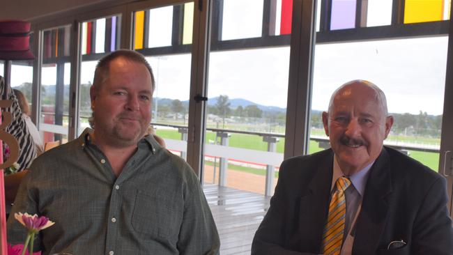 Marcus Pierce and Lloyd Allen at the Pavilion on Melbourne Cup Day 2022.