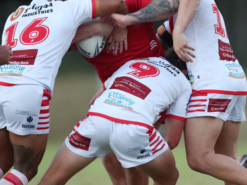 Fans have been banned from this weekend’s game between Woy Woy and the Terrigal-Wamberal Sharks. Picture: Sue Graham