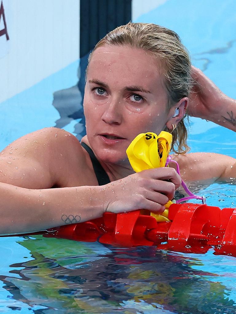 The Terminator is laser focused on her events. (Photo by Clive Rose/Getty Images)