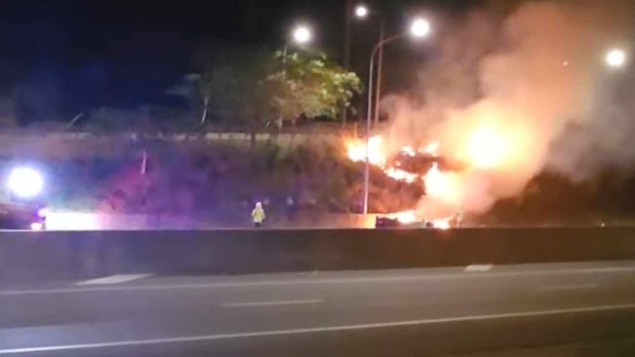 ‘Suspicious’ fire destroys BMW on Ring Road