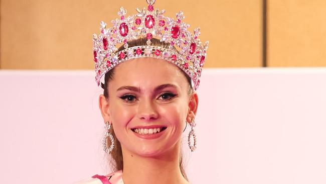 Bella Richardson, 16, on the runway during before winning Miss Photogenic Teen Australia 2022. Picture: Matt Beswick Photography