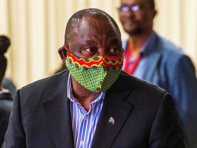 South African President Cyril Ramaphosa. Picture: AFP