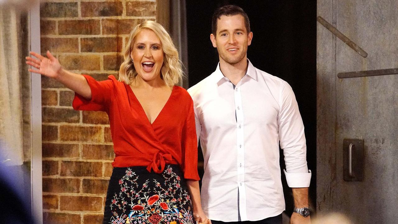 Lauren and Matthew - over already? Picture: Supplied/Channel Nine