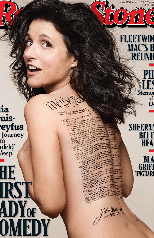 Julia’s nude Rolling Stone cover. Picture: AP Photo