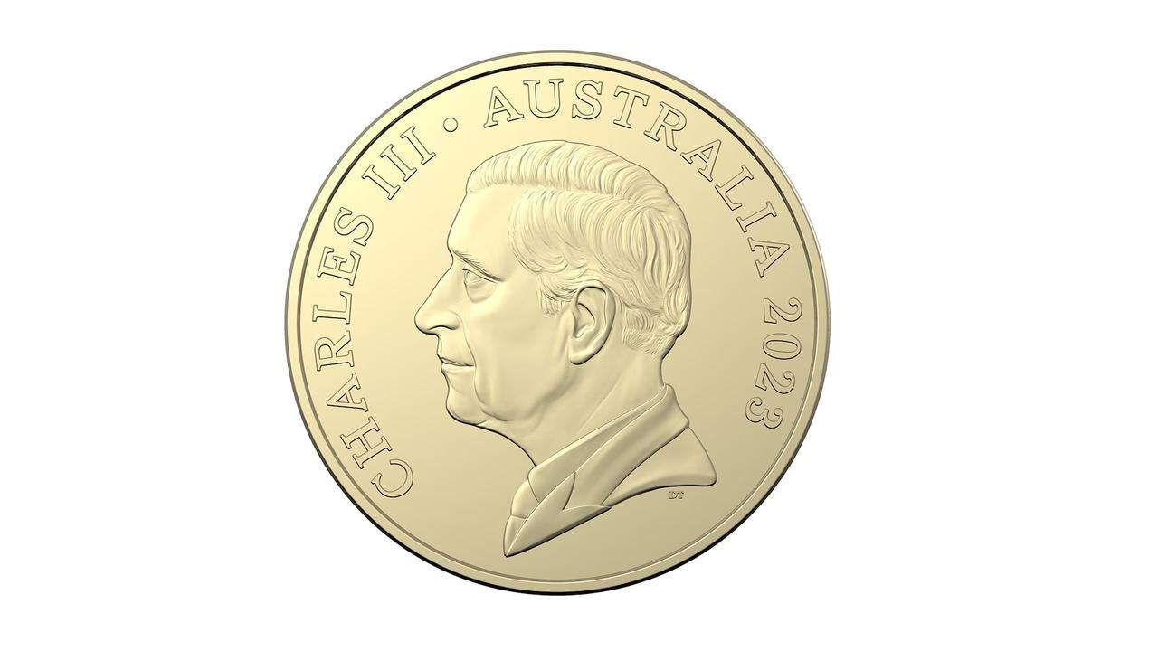 The new $1 coin sporting an effigy of King Charles III. Picture: Supplied.