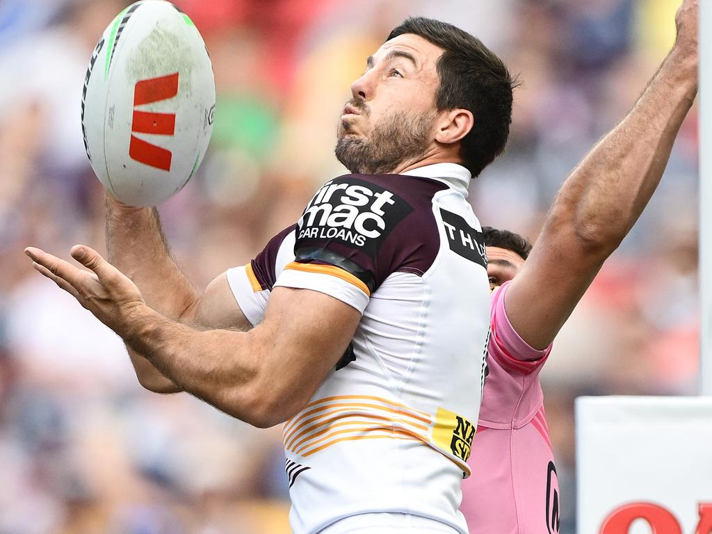 The Broncos struggled both in attack and defence. Picture: Hannah Peters/Getty Images