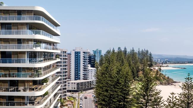 Artist impression of Flow Residences at Rainbow Bay.