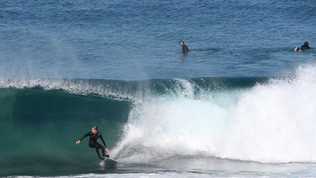 Surf’s up in Newcastle. Picture: NCA NewsWire / Peter Lorimer.