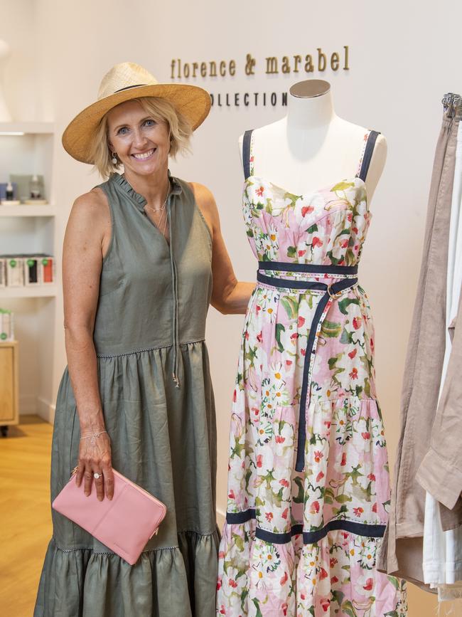 Donna Mills, owner. Melbourne Cup fashion at Florence &amp; Marabel.