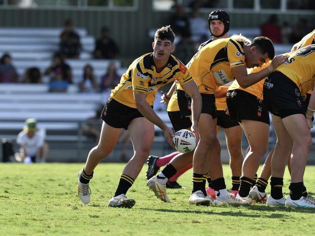 Sunshine Coast Falcons Mal Meninga Cup player Tait Coghlan in action. Picture: QRL.