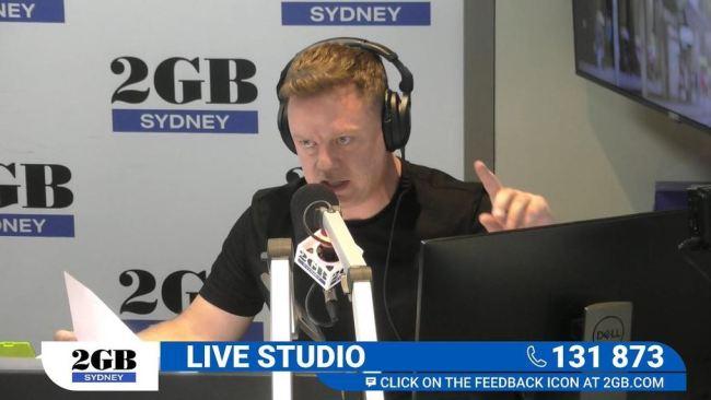 2GB host Ben Fordham became emotional while detailing Charlotte’s story. Picture: 2GB