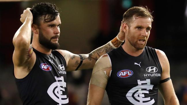 Zac Williams (left) didn’t live up to the hype after arriving from GWS.