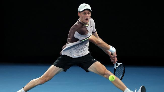 Italy's Jannik Sinner is keeping his Australian Open dreams alive. Picture: AFP