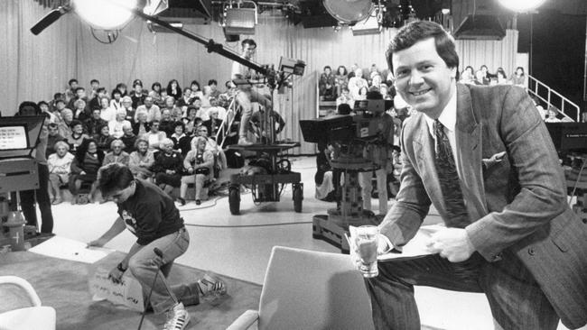 Martin as host of Midday in 1989.