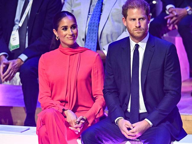 The Sussexes are back in the UK for a whirlwind tour. Picture: AFP