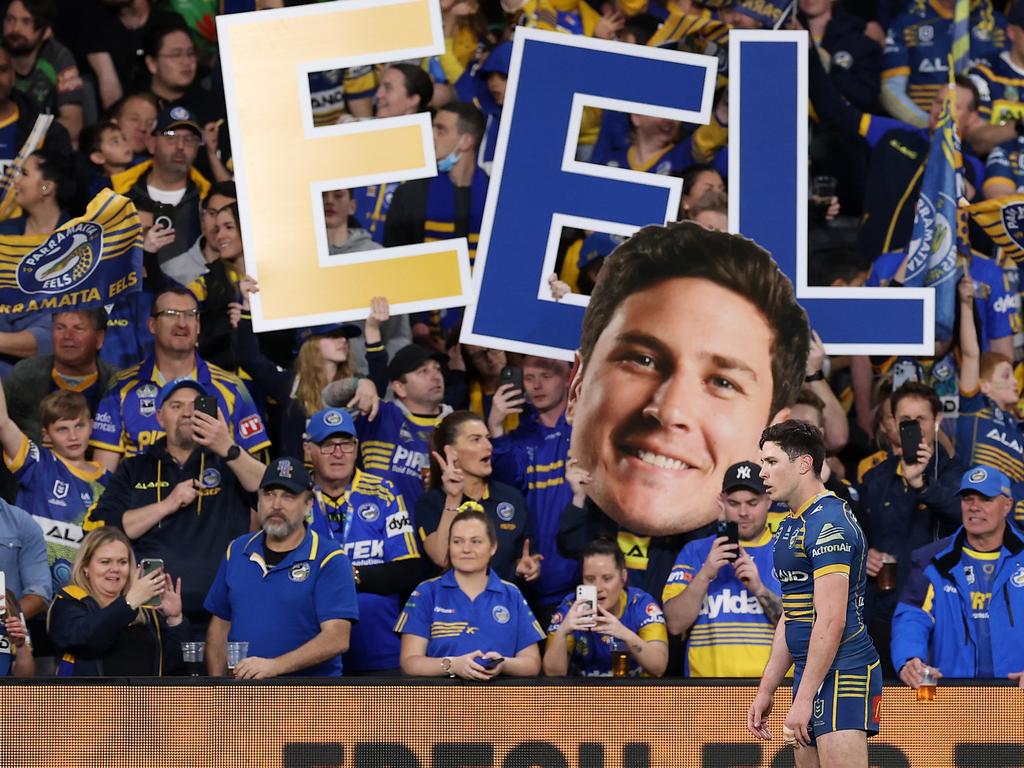 Parramatta sharp shooter Mitchell Moses. Picture: Getty Images