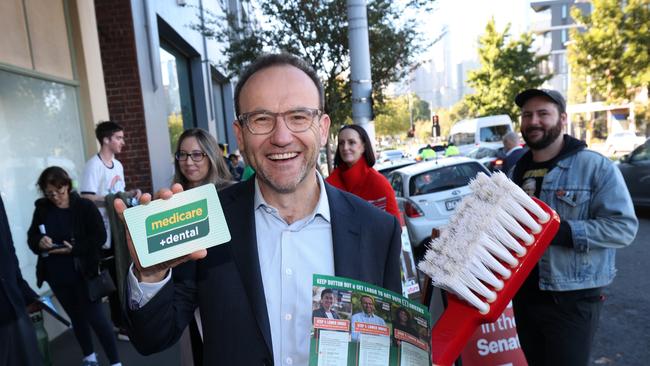 Adam Bandt blamed the defeat on shifting electoral boundaries and voters preferencing Labor over the Greens. Picture: David Caird/ NewsWire