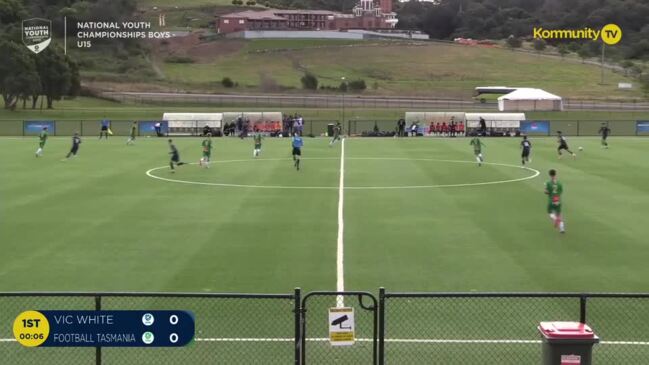 Replay: Victoria White v Tasmania (16C) - Football Australia Boys National Youth Championships Day 1