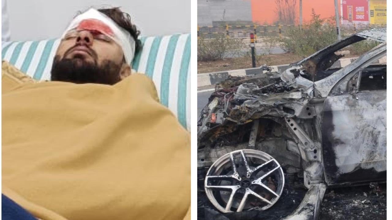 Indian megastar hospitalised but ‘out of danger’ after terrifying fireball crash