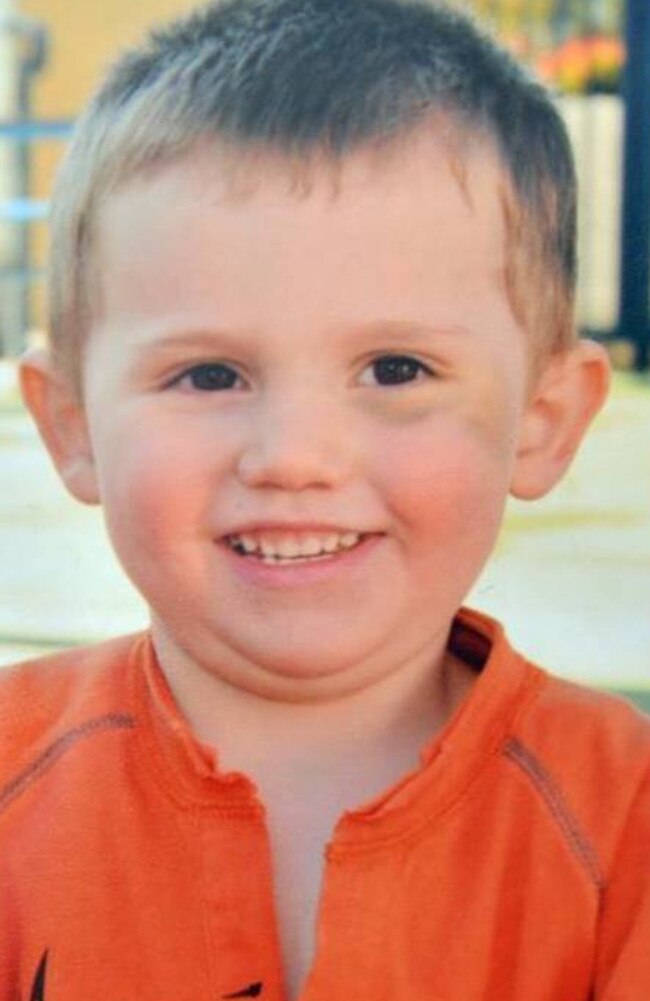 William Tyrrell suffered a bruise to his left eye while in out-of-home care.